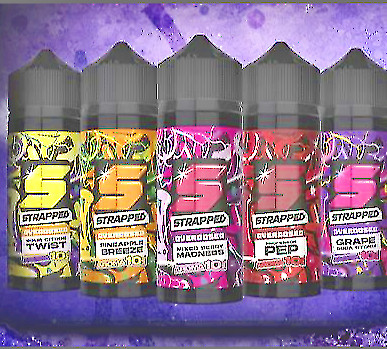 Strapped Overdosed - alle Sorten  Longfill Aroma 10ml in 120ml Flasche