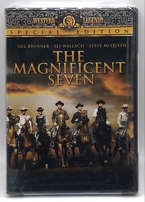 The Magnificent Seven (DVD, Special Edition) Yul Brynner Steve McQueen New