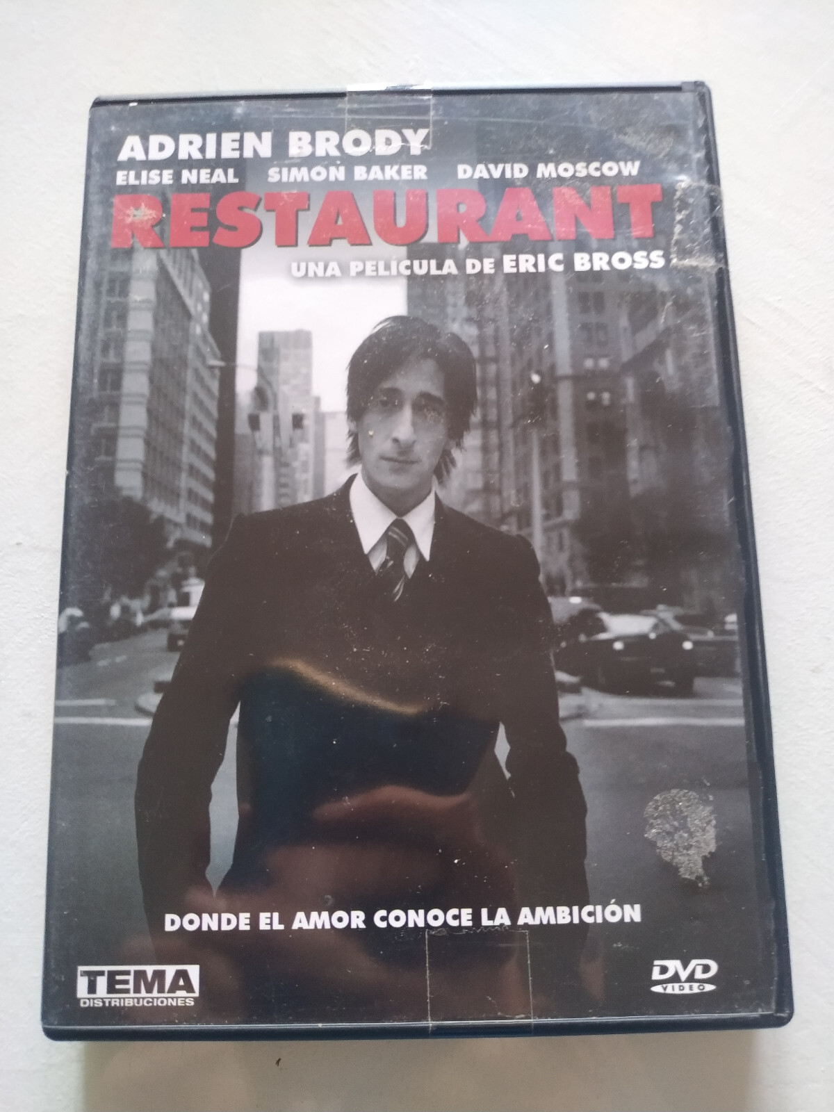 Restaurant Adrien Brody Eric Bross - DVD Spanish English Region 2 Am