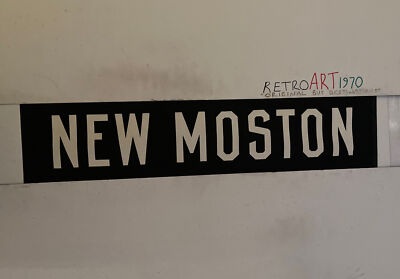 Manchester United 2 / 1969 Destination Bus Blind 30'' - New Moston