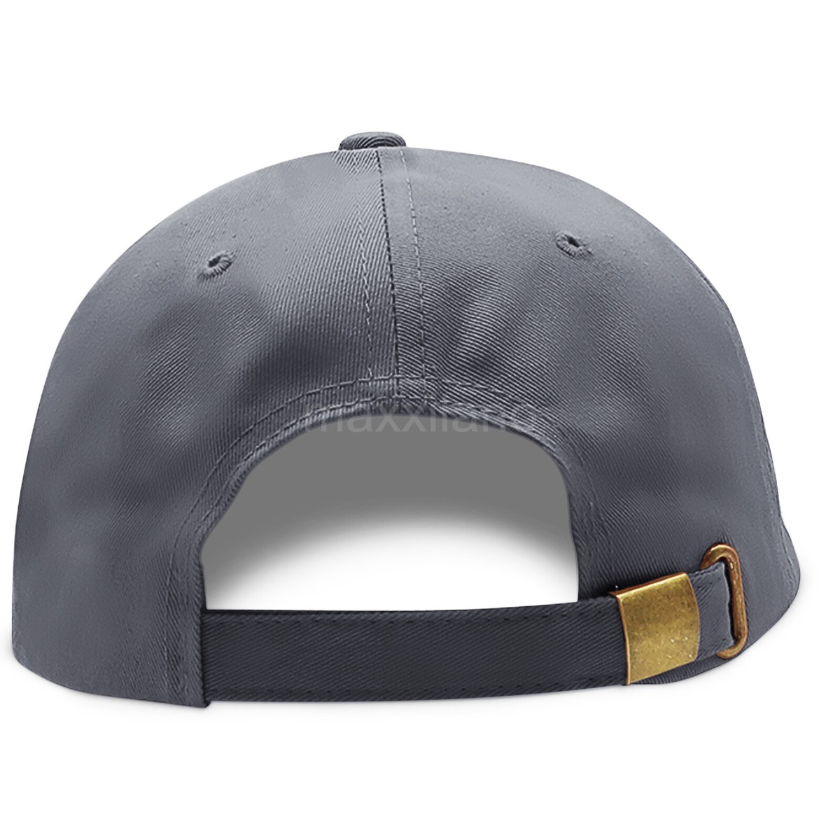 100% Cotton Unisex Dad Hat Adjustable Metal Buckle Classic Baseball Cap Unisex Charcoal 100% Cotton Soft Adjustable Buckle Classic  main image 3