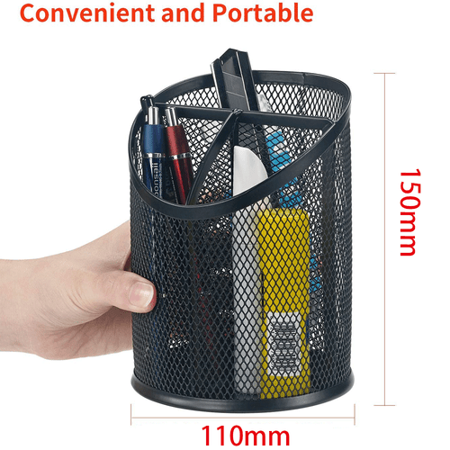 Pencil Mesh Pen Holder Stationery Container Storage Desk Tidy Organiser - Bild 4 von 12