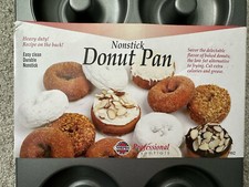 Donut baking pan 3 1/2" 6 Durable Non-Stick Easy Release Norpro