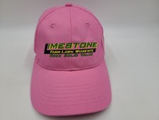 John Deere Limestone Farm Lawn Worksite Snapback Hat Cap Tractor Men Women Pink