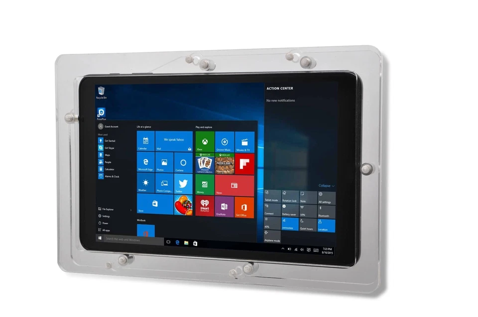 MS Surface Pro 3 4 5 6 7 8 9 10 11 12 GO X Acrylic Security VESA Case Wall Mount - Image 3 of 4