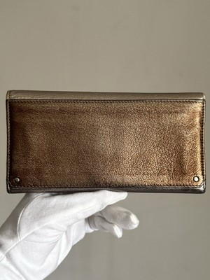 Salvatore Ferragamo Metallic Tricolor Leather Wallet | eBay Salvatore Ferragamo Leather Tri-Color Wallet main image 0