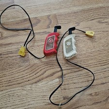 TWO 2 TYCO HO Scale Slot Car Racing Speed Controller Plungers Red  White