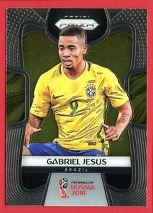 WC RUSSIA 2018 PRIZM -Panini Adrenalyn- Card n. 32 - GABRIEL JESUS - BRAZIL