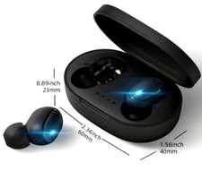 Touch-Control Wireless Earbuds LED Display Long Lasting Battery Cable-Free Gift