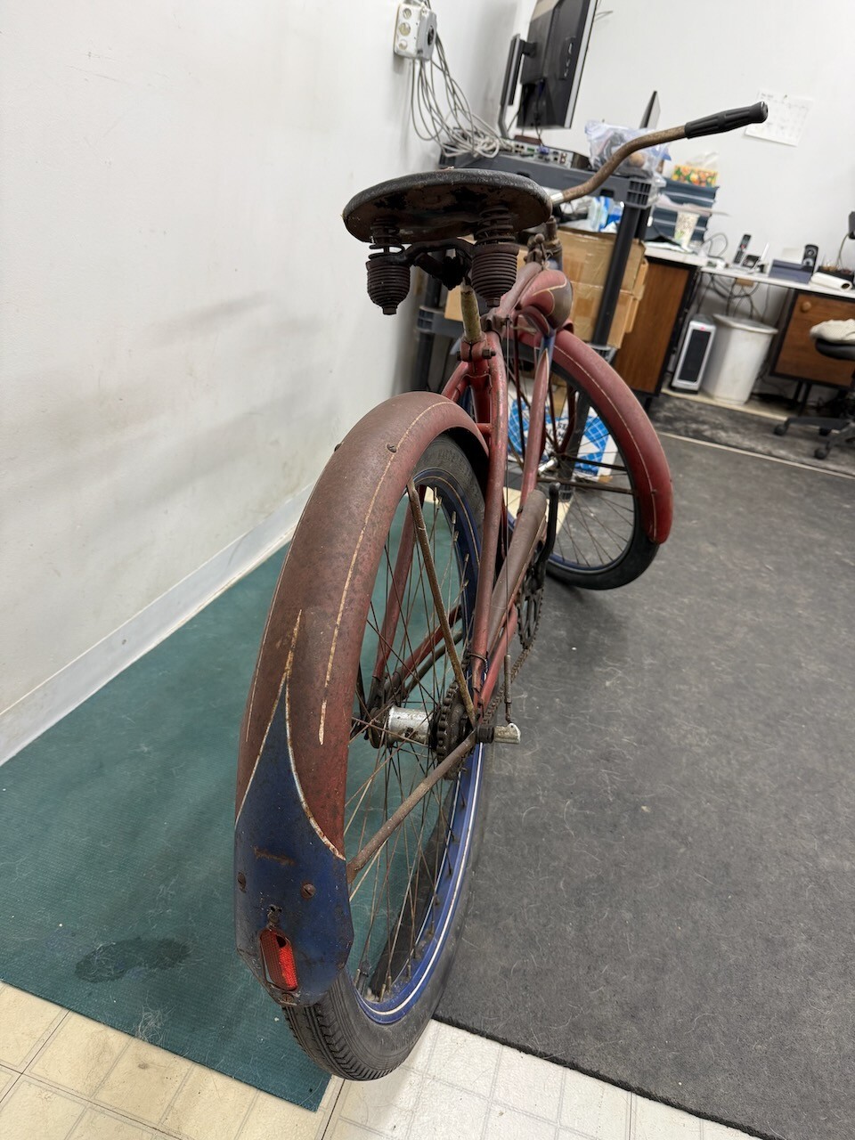 Shelby War Restricted Mens 26" Bicycle With Blackout Parts Rare No Badge