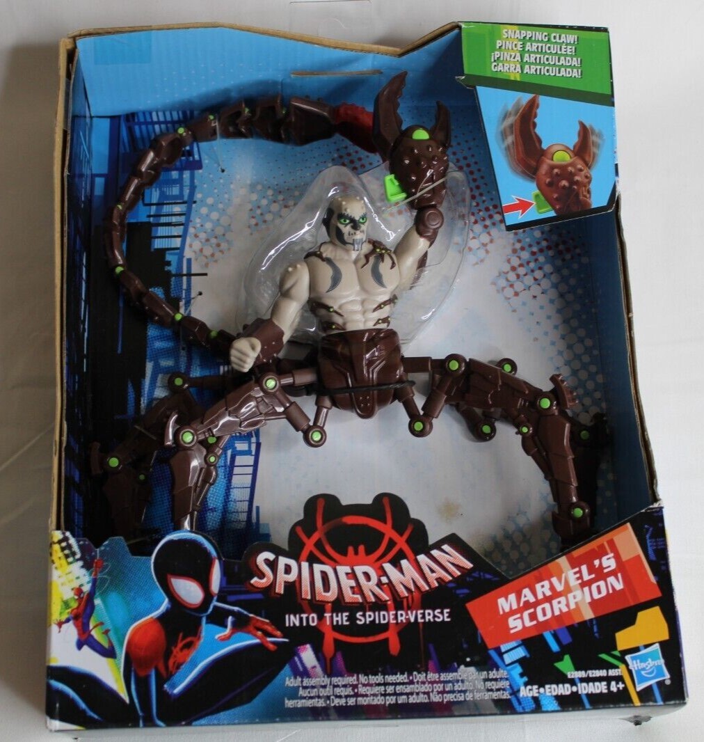 MARVEL'S SCORPION Action Figure 2018 Spider-Man Into the Spider MARVEL'S SCORPION Action Figure 2018 Spider-Man Into the Spider