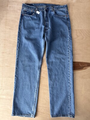 Vintage Levi's 501xx Denim Blue Jeans USA Made 501-0193 Men's