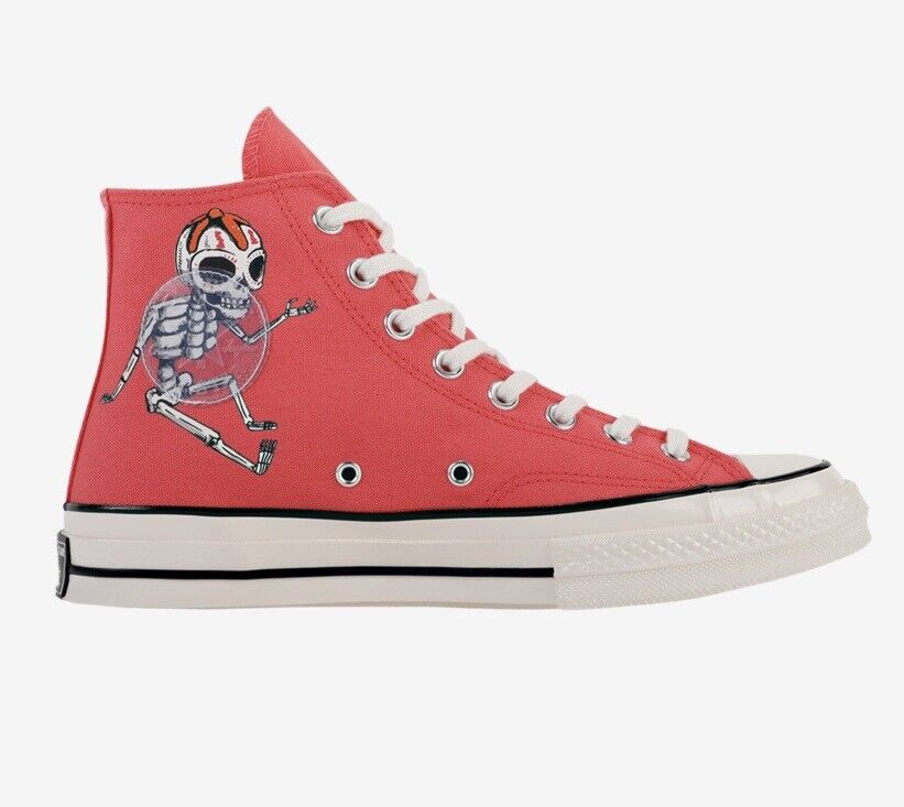 Converse CT 70 Skeleton Design Halloween Option-Pink/White-M9.5/W11.5