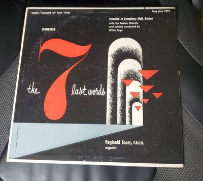 DUBOIS/ Foort The Last 7 Words LP Cook Lab Rec. 1094 