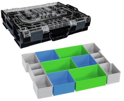 Bosch Sortimo L-Boxx 102 anthrazit Deckel Transparent mit Insetbox CD3