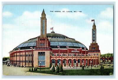 1953  The Arena Exhibit Shows St. Louis Missouri MO Unposted Vintage Postcard