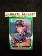 2023 Axiel Plaz 1st Bowman Chrome Green Shimmer Refractor /99 #BCP-208 Pirates