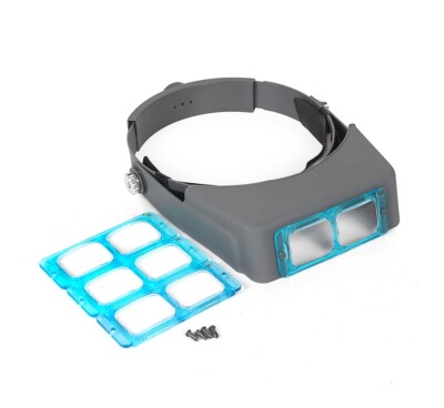 Lupas de Joyeria Lentes de Joya con aumento Manos libres montadas en la cabeza