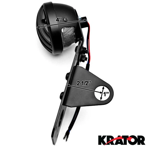 Reubicador de matrícula negro para Honda Shadow Sabre VT VF 700 750 1100 Foto 4 de 4