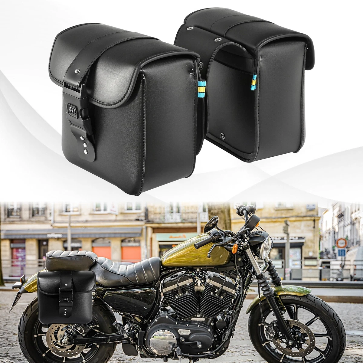 Lockable sales motorcycle saddlebags