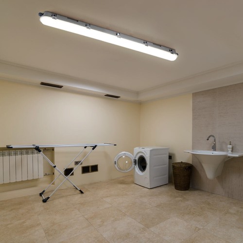 Wannenleuchte Feuchtraumlampe Kellerleuchte LED Garagenlampe L 150 cm 2er Set - Bild 10 von 12