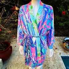 vintage lilly pulitzer robe M-L