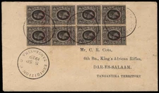 Tanganyika Scott 8 Gibbons 72 on Cover