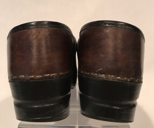 Zuecos de cuero profesionales Dansko marrón oscuro para mujer - talla 37 EE. UU. 6,5-7 - Imagen 6 de 12