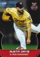 AUSTIN DAVIS 2025 Choice El Paso Chihuahuas #20 CS Bakersfield Padres 🔥