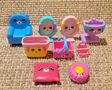 Collection of 9 Shopkins Happy Places Figures Collectible