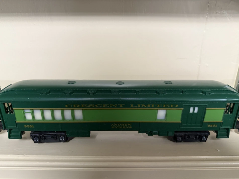 Lionel O GAUGE Crescent 限量南方照明乘客 6 辆汽车套装 — 第 3/4 张图片