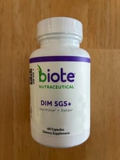 Biote Nutraceuticals - DIM SGS + - Hormone + Detox | (60 Capsules) Exp 03/2026++