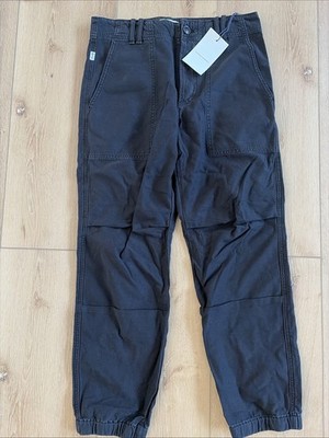 Citizens of Humanity Agni Utility Pants Trousers Womens Sz 25 Black Jogger Jeans