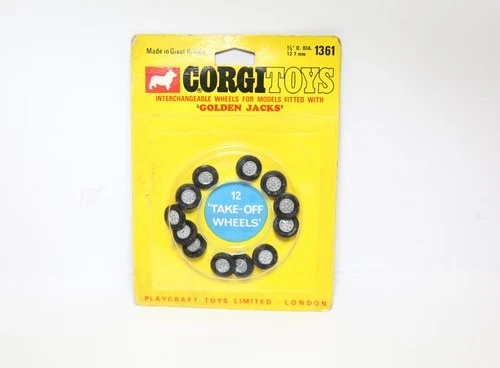 Corgi 1361 Golden Jack Take Off Wheels In Original Box - Vintage Lot 1