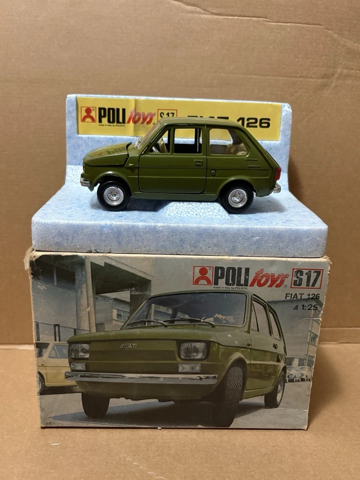Politoys Fiat 126 1/25 perfetto con scatola originale - Immagine 2 di 4