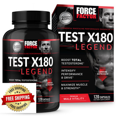 Test X180 Legend Testosterone Booster for Men - Muscle, Strength, Performance
