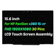 For 15.6" HP Pavilion x360 15-cr 15-cr0091ms LED LCD Touch Screen Display Panel