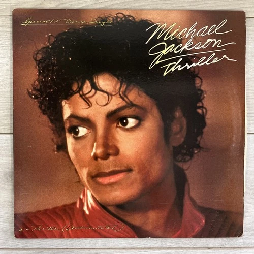 Michael Jackson: Thriller vinyl 1984 Epic 49-04961 12” Single LP#843
