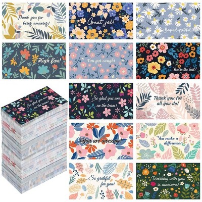 Yeaqee 240 Pcs Employee Appreciation Kudos Cards 3.5 x 2 inches, multicolor