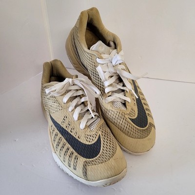 Nike Mens Hyperlive 2015 - 834488 Beige/Gray/White Basketball Shoes Size 10.5