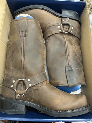 Durango Crossroads Harness Boots Womens 9.5 M Brown Biker Western Country RD594
