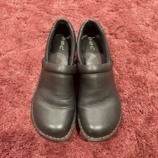 BOC Born Concept Women  s Peggy Clog Shoes Size 9M Leather