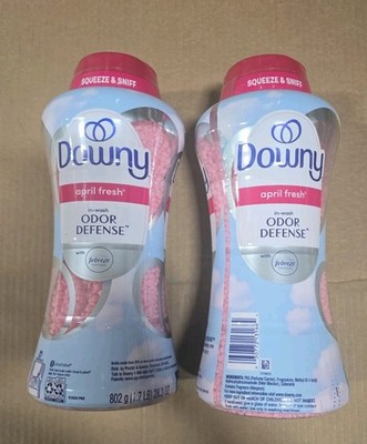 2 Packs  Downy Fresh Protect In-Wash Laundry Scent Booster April Fresh 28.3 Oz