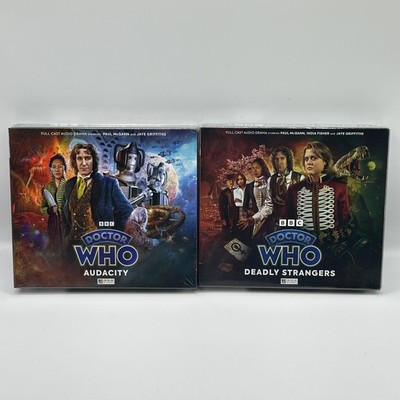 Doctor Who Eighth Doctor Big Finish Audio CD Deadly Strangers & Audacity