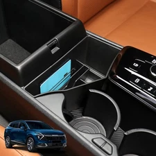 For Kia Sportage LHD Armrest Storage Box Organizer Holder Center Console