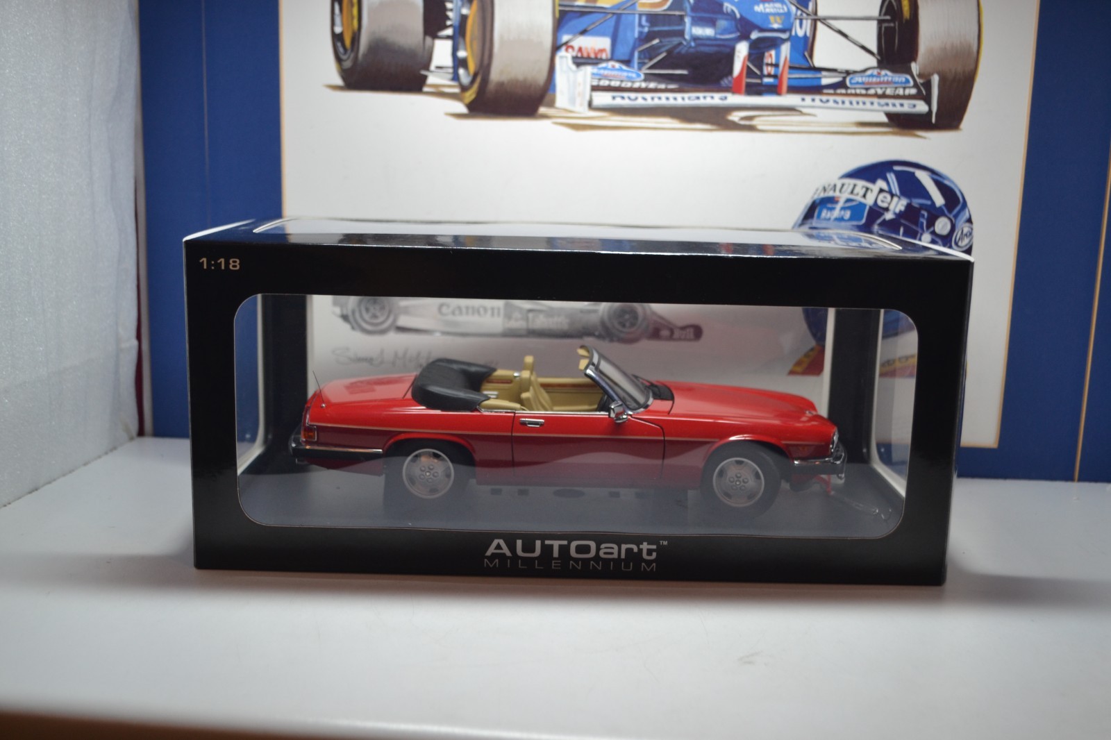 AUTOart Jaguar XJ-S Cabriolet Red 73572