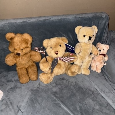 Chad Valley Bear, Seymour Mann America s Bear,  Cafi Jointed & Unbranded Jointed