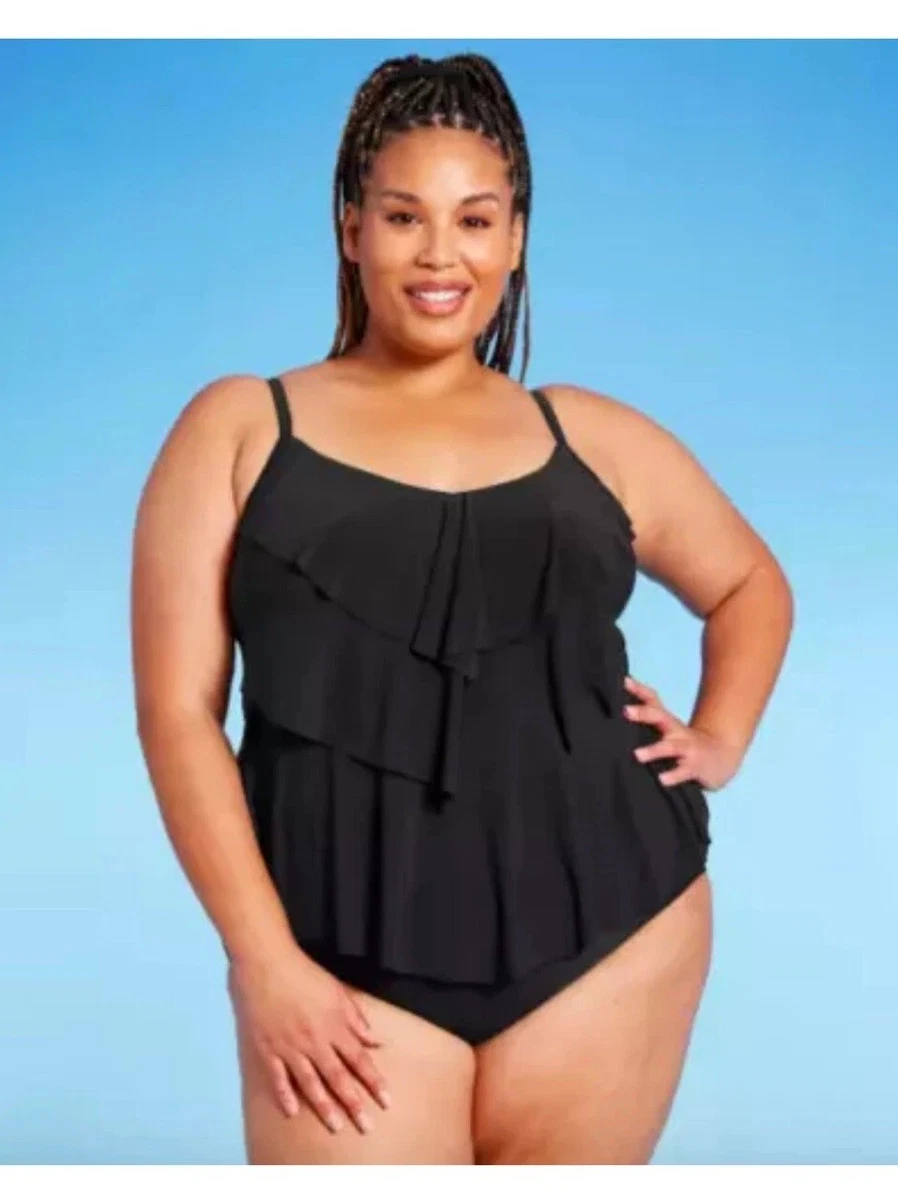 Aqua Eve Tankini Top Controllo Pancia – Costume Intero Solo Top, Verde Acqua, Taglia S - 4