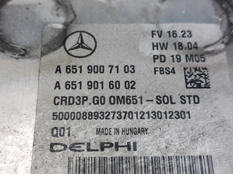 A6519007103 CENTRALINA MOTORE ECU MERCEDES-BENZ SPRINTER (W910) 2.2 D 16V AUT 14 - Immagine 4 di 4