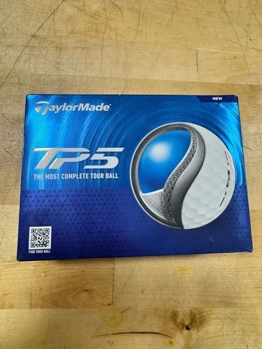 TaylorMade 2024 TP5 White Golf Balls (1 Dozen)